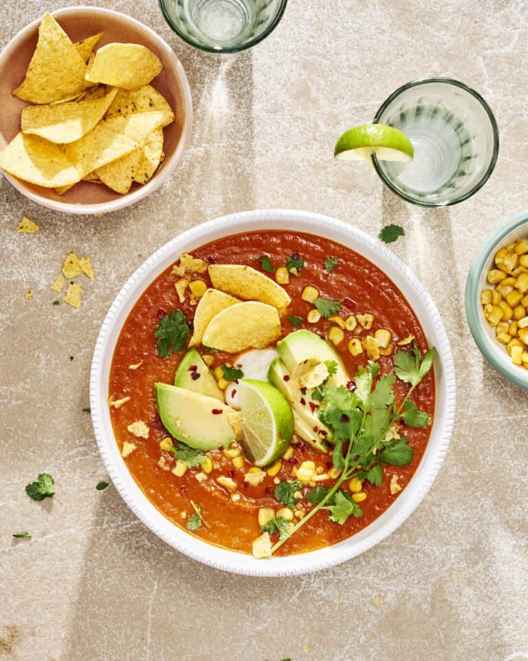 Mexicaanse tortillasoep
