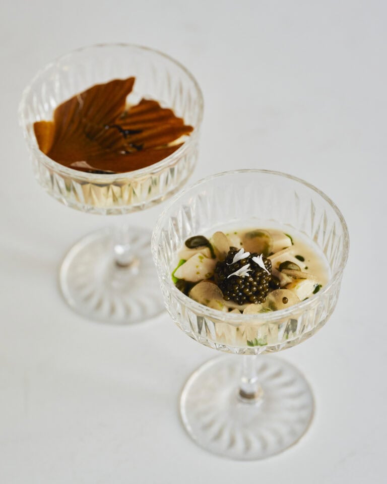 Coquille en kaviaar