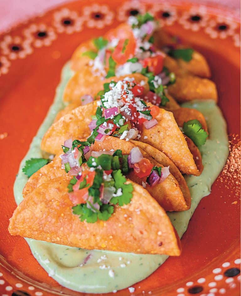 Taco dorados de papa