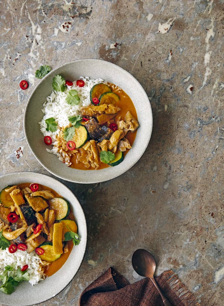 Thaise curry met groenten