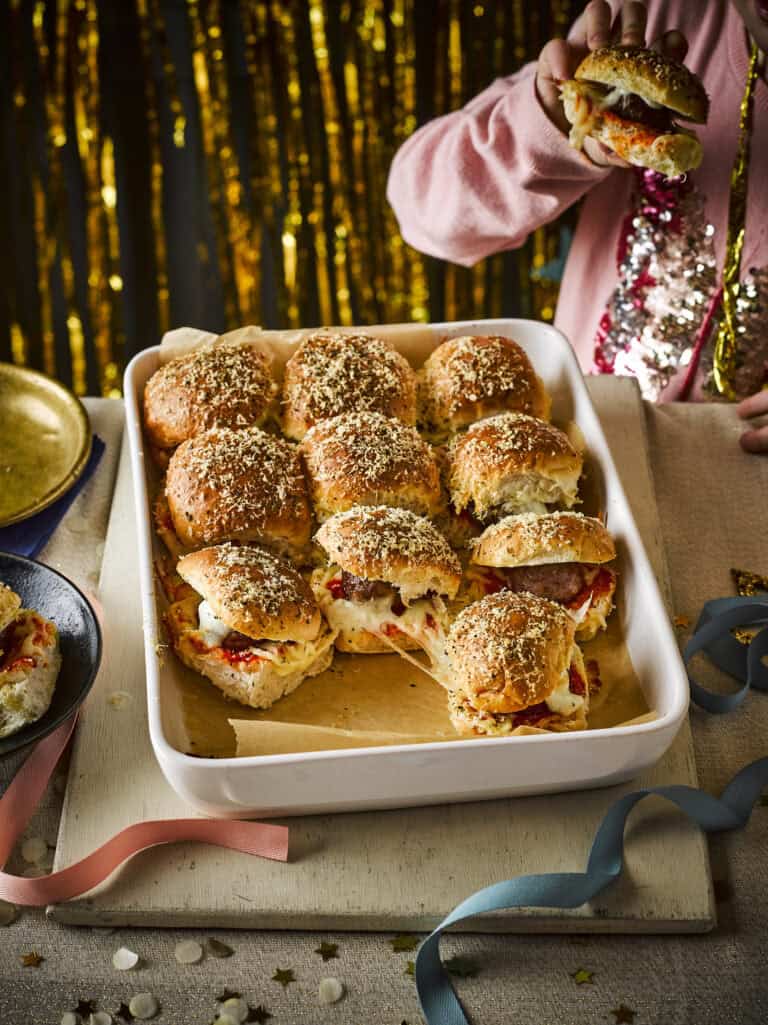 Breekbrood met gehaktballetjes