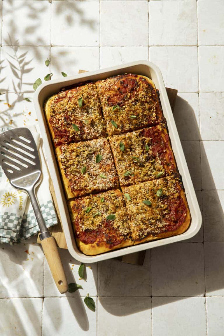 Traybakepizzabrood