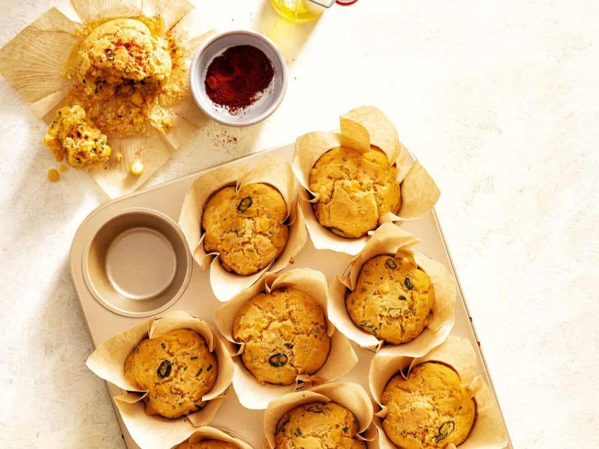 spicy cornbread muffins