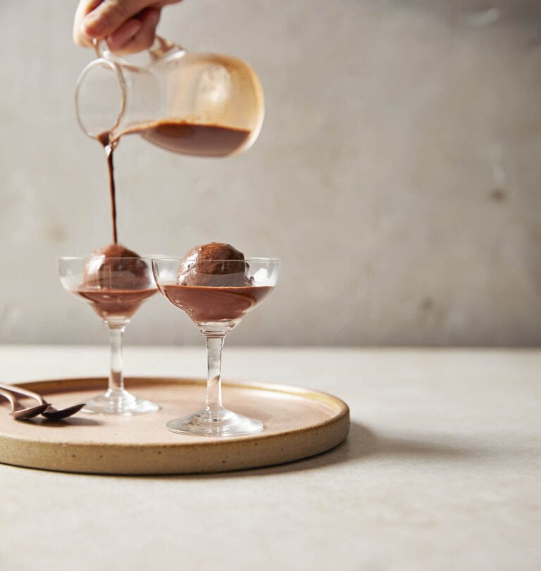 Chocolade-affogato