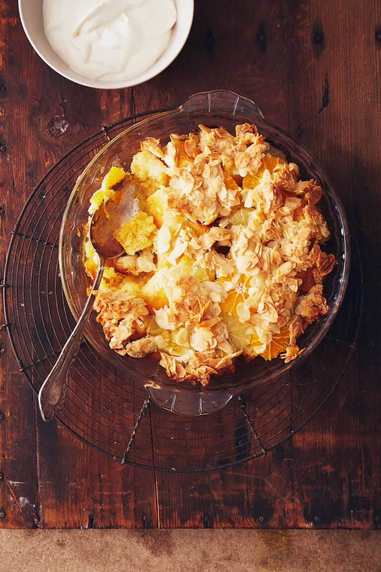 Citrus-amandelcrumble