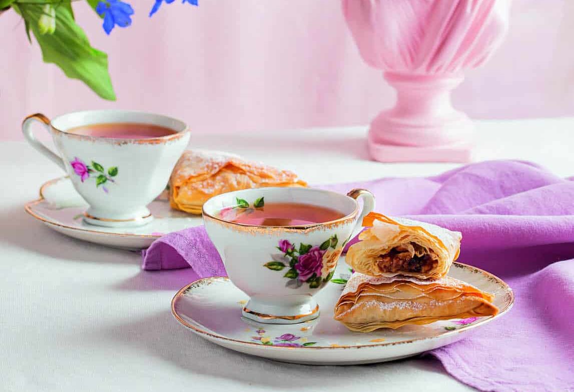 Zoete mincemeatsamosa’s