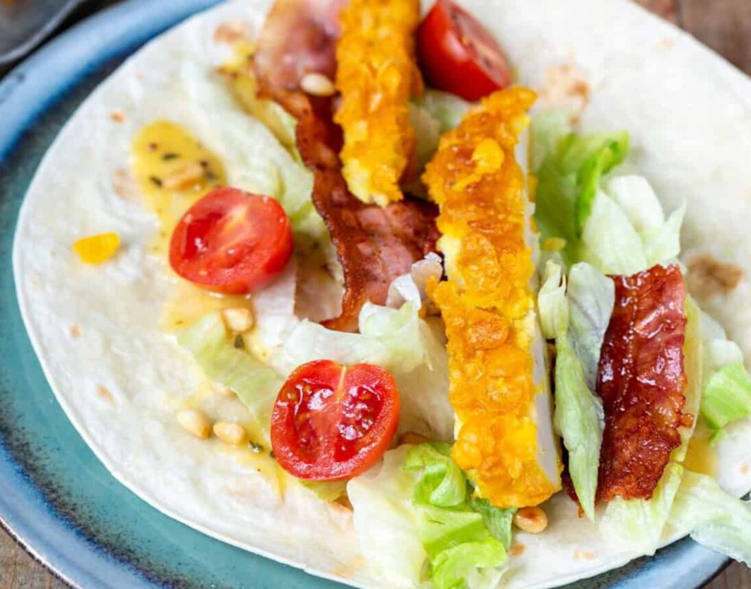 Wraps met krokante kip makkelijk en snel recept Foodies