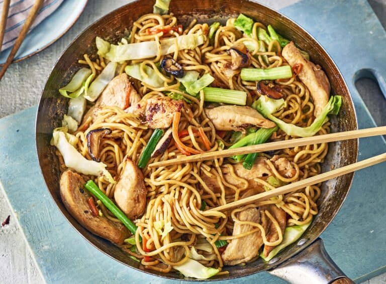 Chow mein met kip