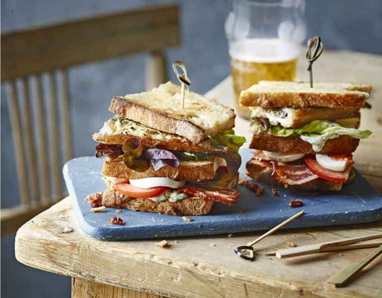 Clubsandwich met makreel