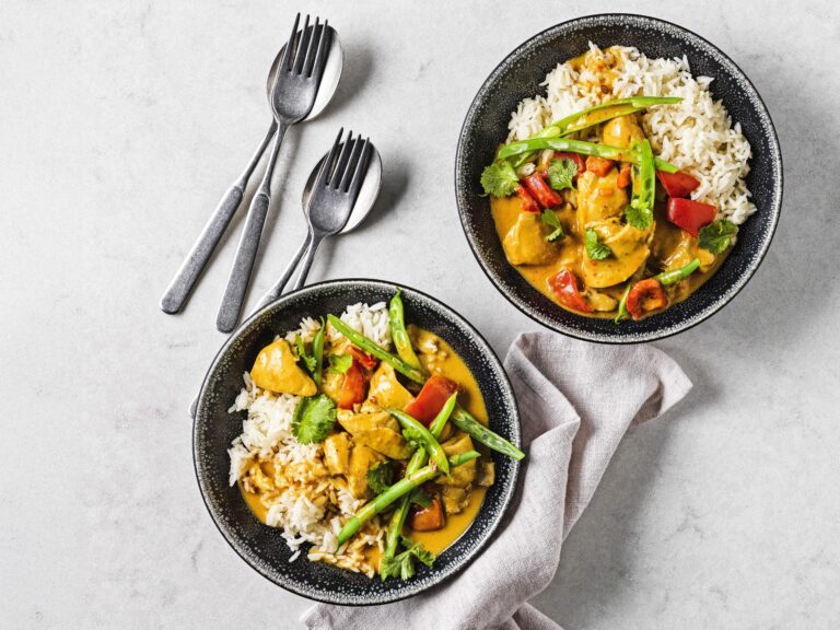 Kipcurry met pindakaas