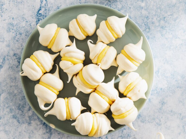 Citroen-meringue baci di dama