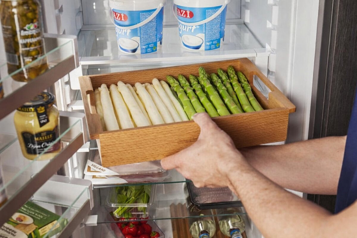 asperges in koelkast leggen