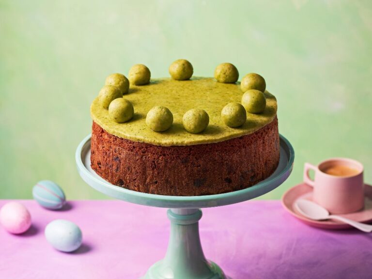 Pistache-kersencake