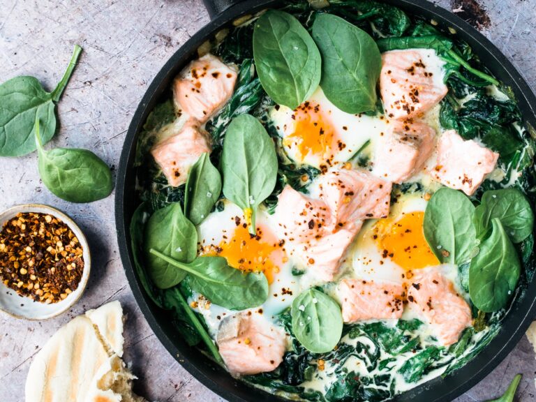 Shakshuka met zalm