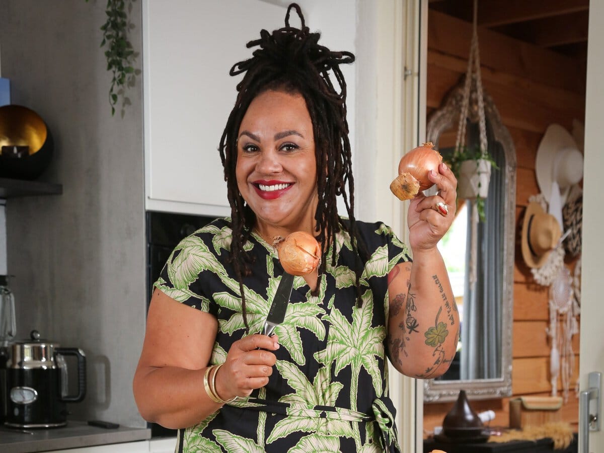 Sharon de Miranda in de keuken