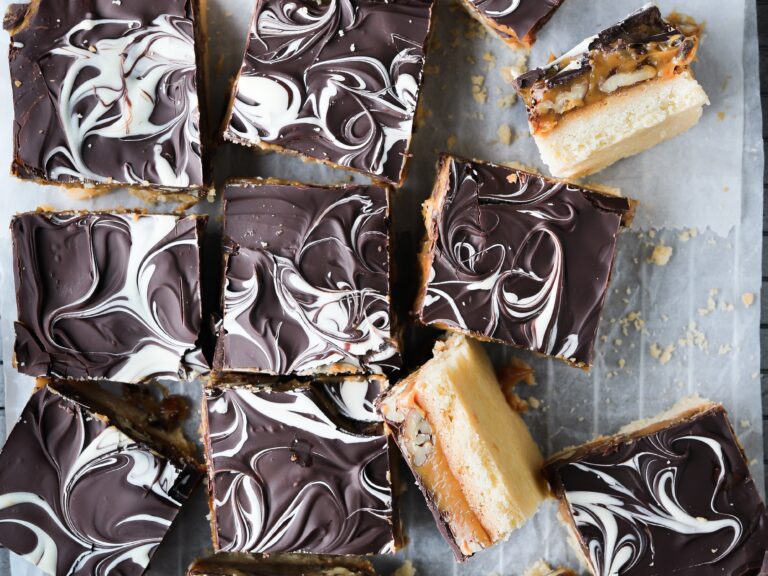 Millionaire’s shortbread met karamel