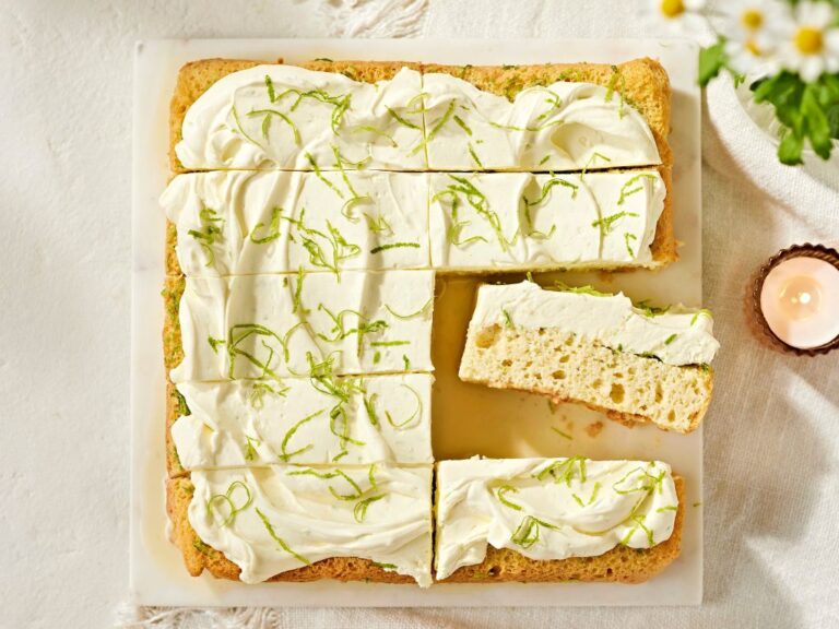 Tres-lechescake met limoen