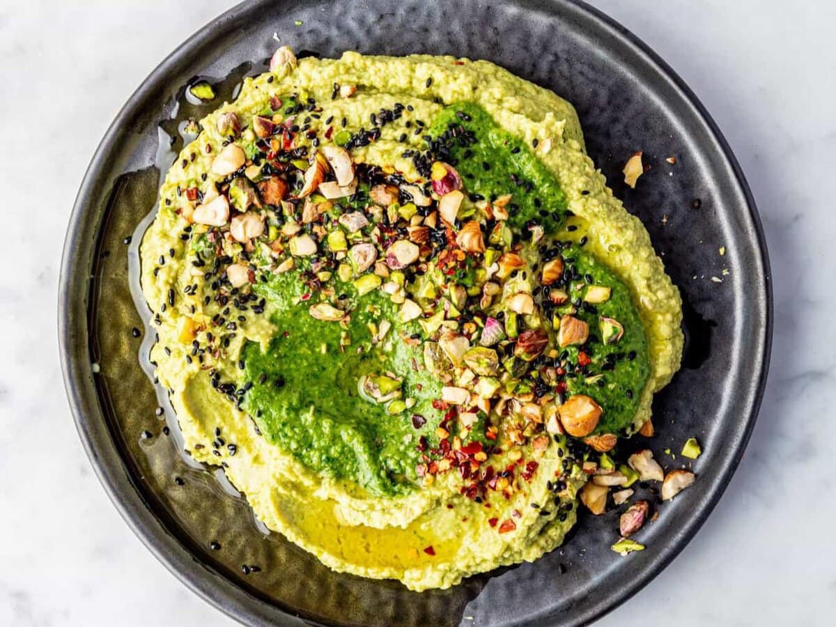 Hummus-pesto