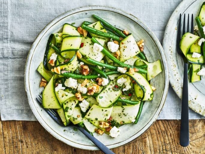 courgette-sperziebonensalade
