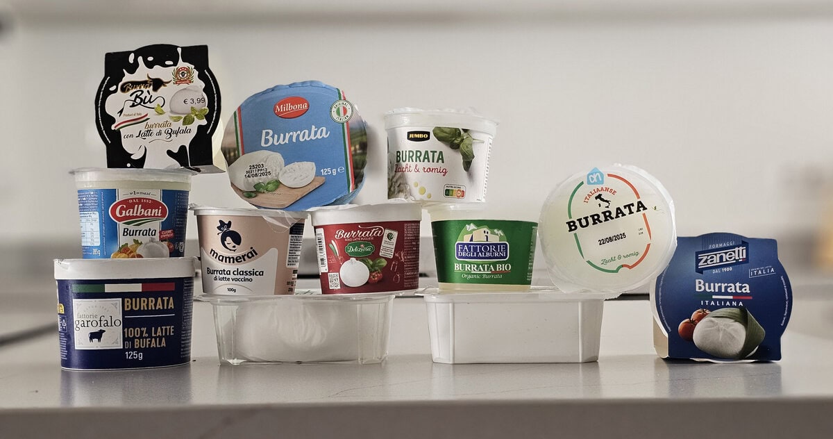 burrata verpakkingen