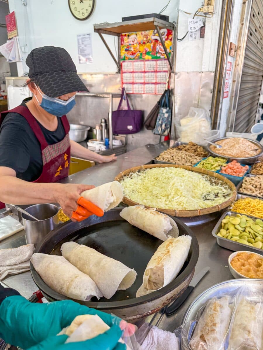 Streetfood in de Taiwanese stad Tainan