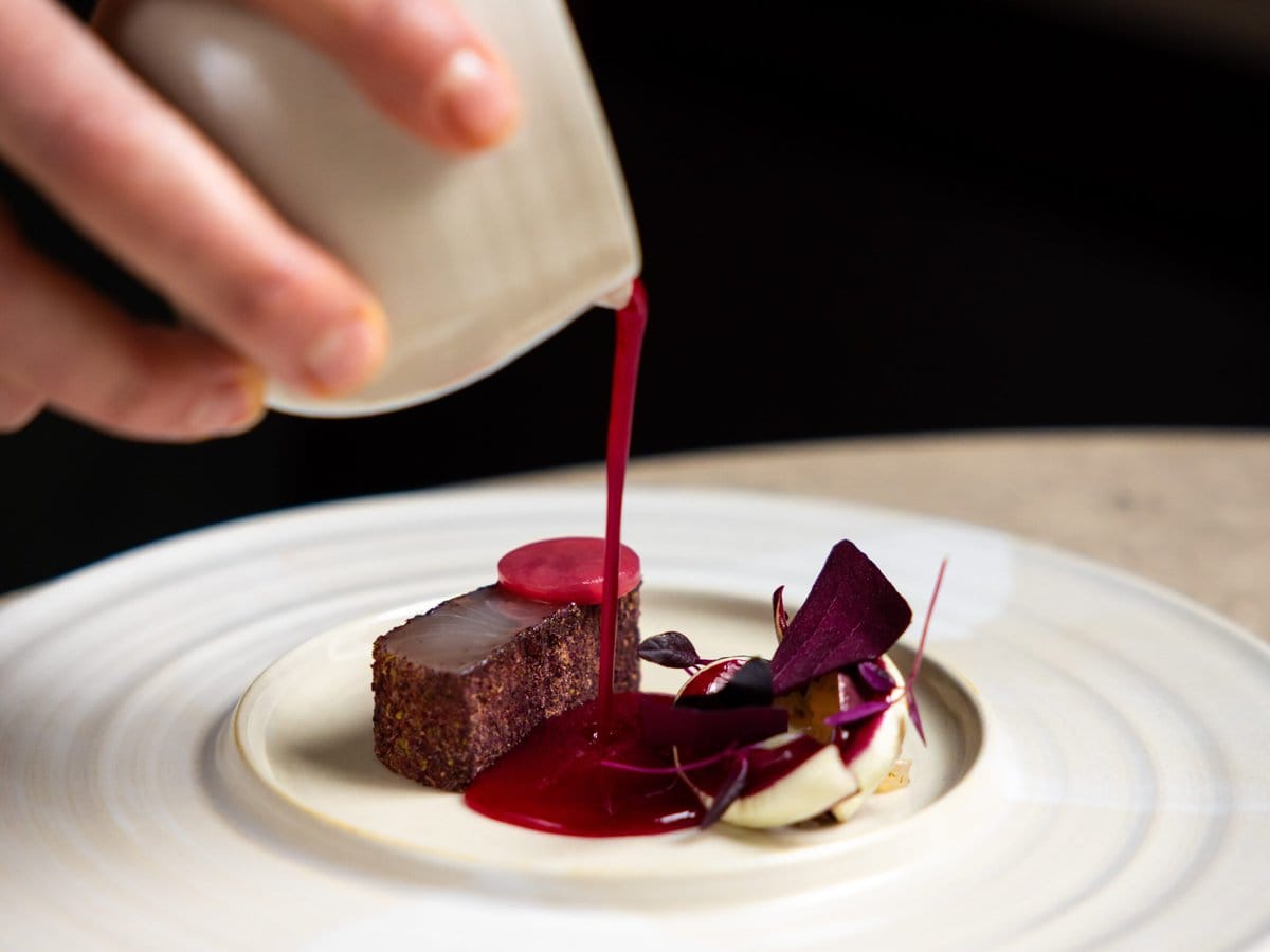 kannetje kombucha gieten over gerecht