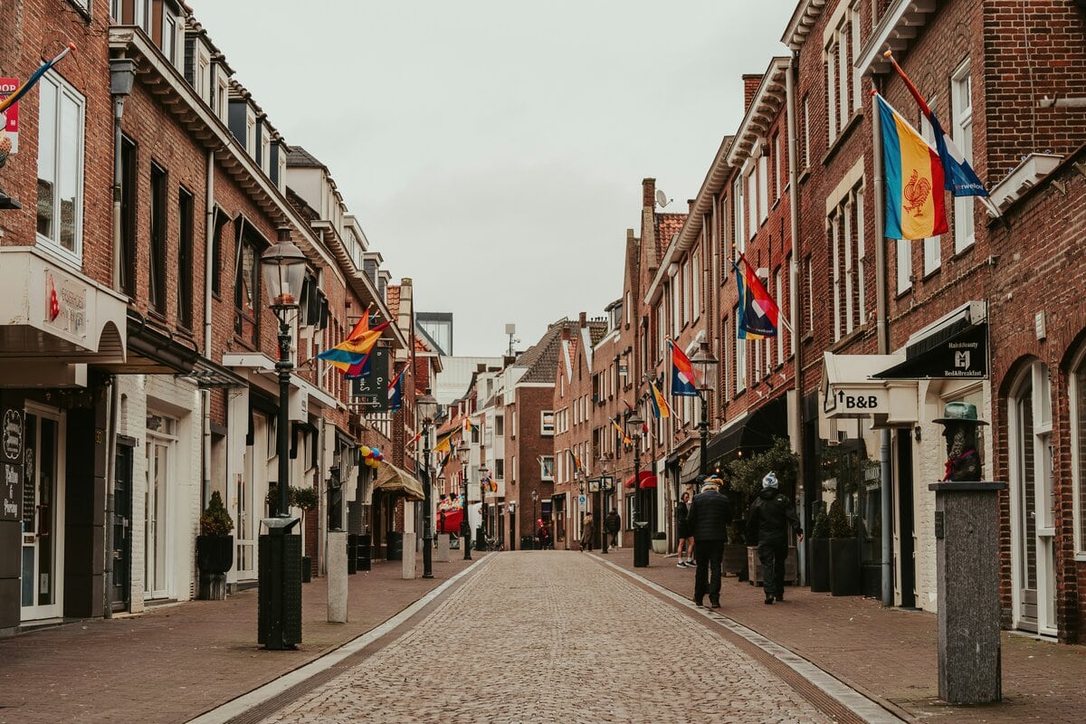 Straatbeeld van het centrum van Venlo