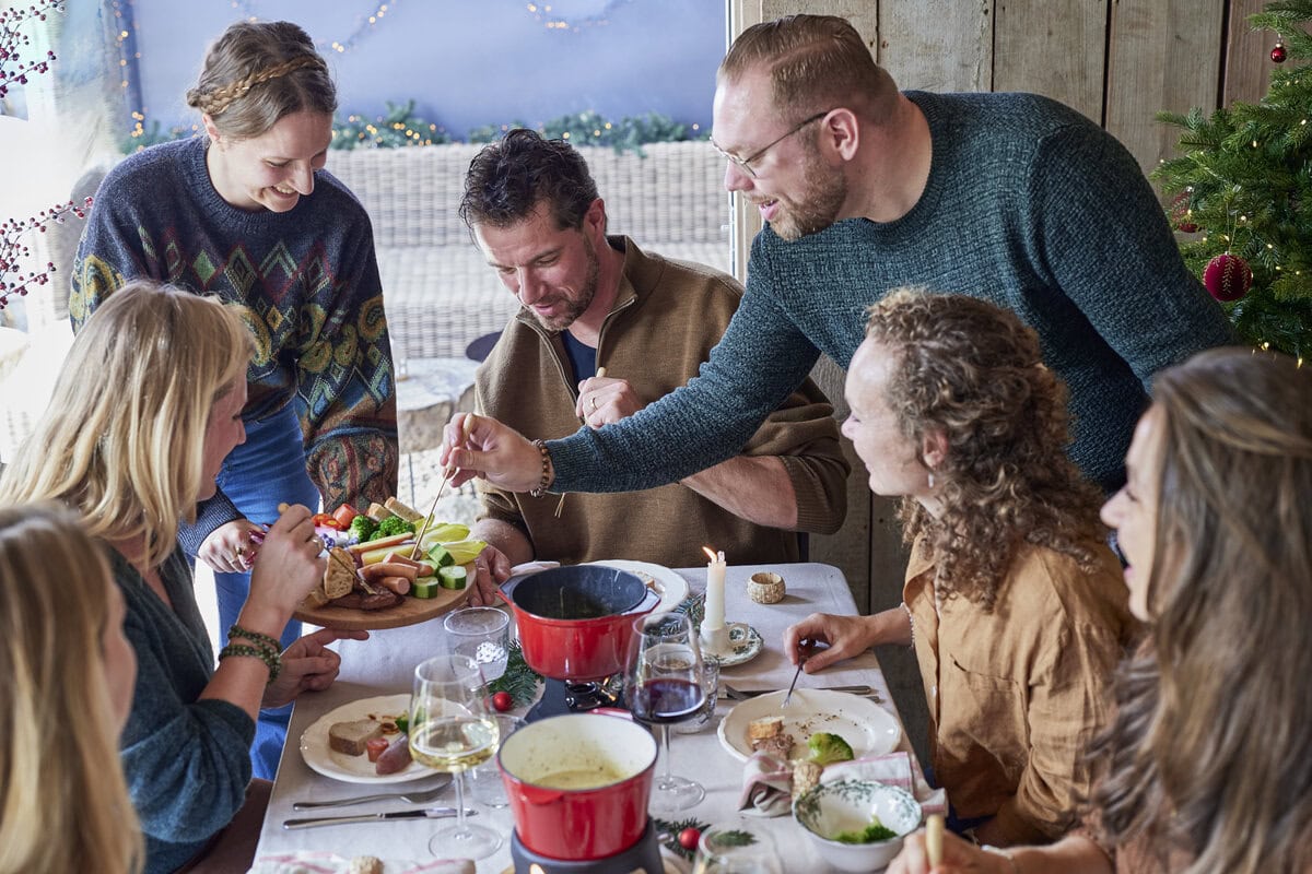 Foodies redactie kerst kaasfonduen