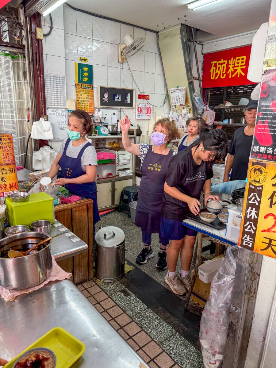 Eettentje in Tainan, de foodstad van Taiwan
