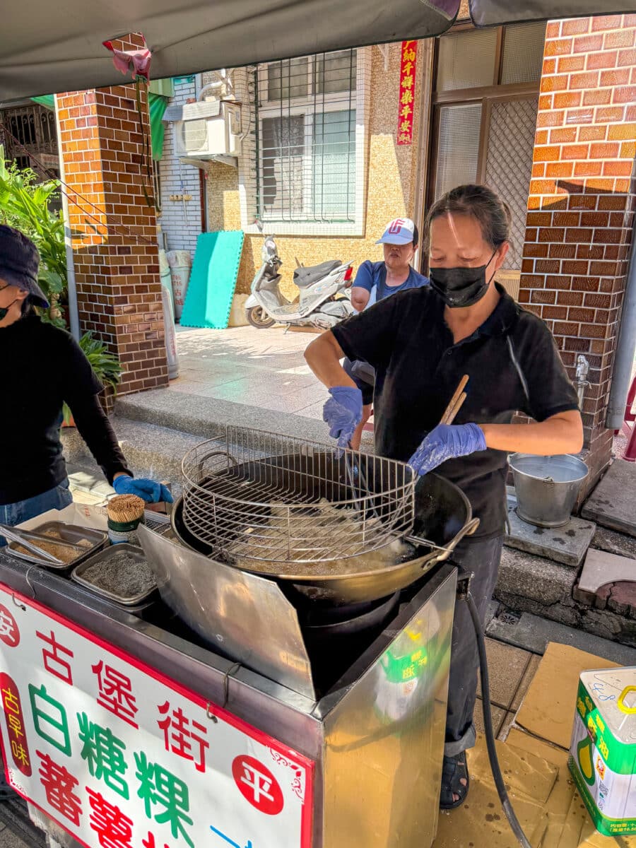 Streetfood in Old Street in Tainan