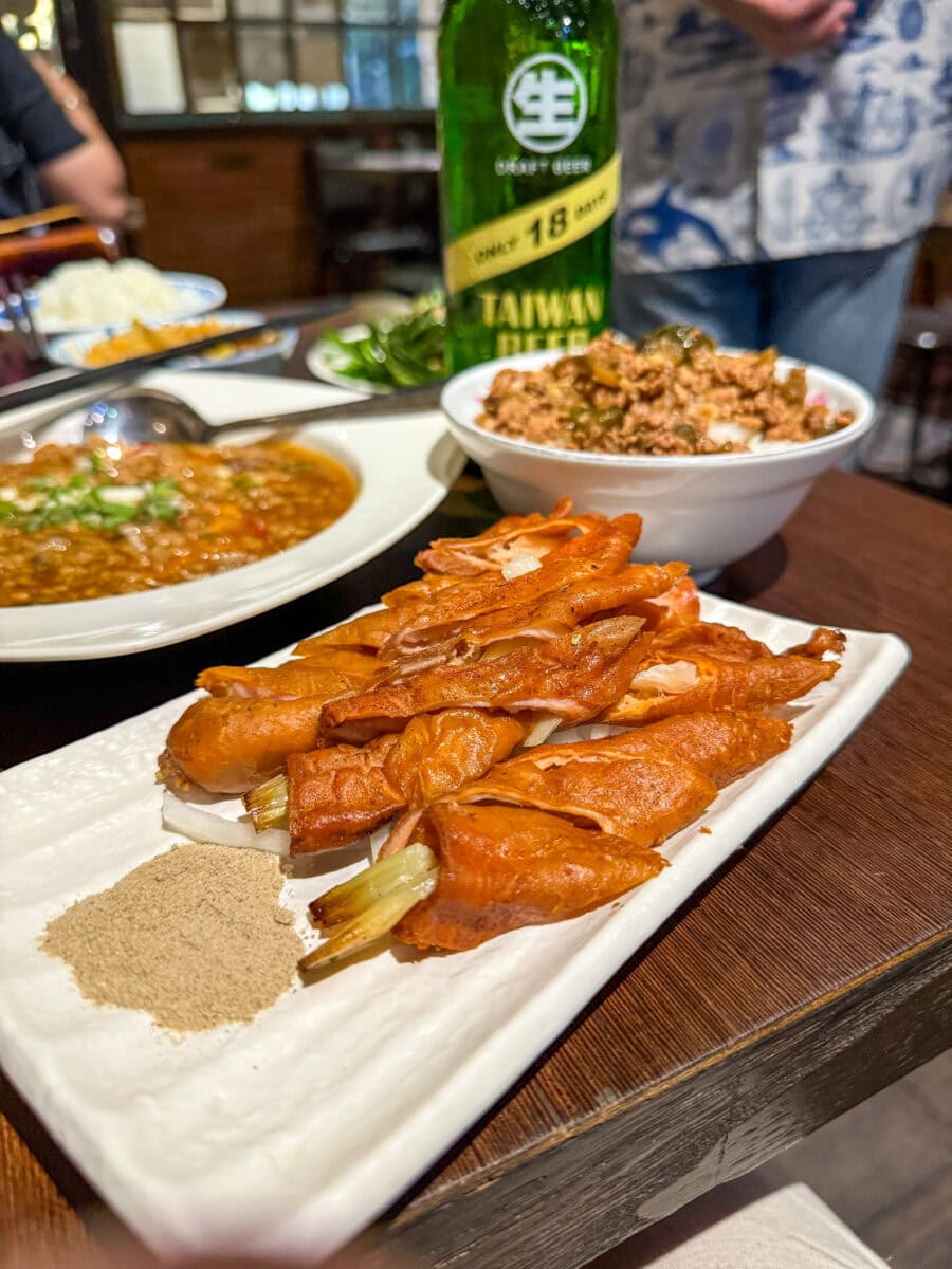 Worst gemaakt van ingewanden bij James Kitchen in Taipei