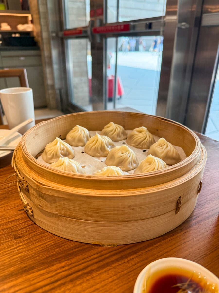 Authentieke xiaolongbao bij Din Tai Fung in Taipei