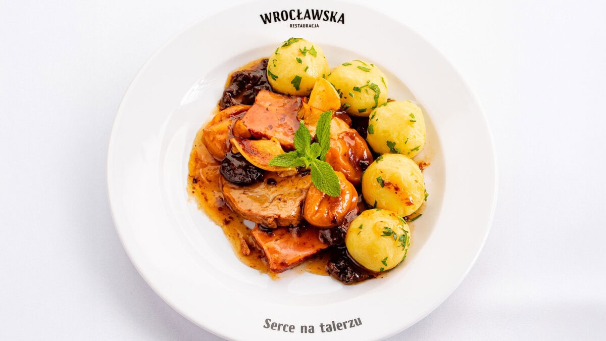 Het typische Poolse gerecht Śląskie niebo