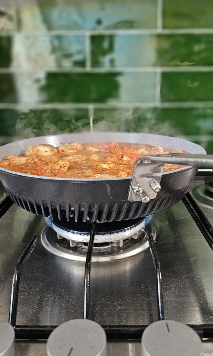 Effium pan met butter chicken erin