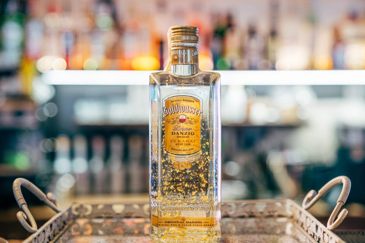 Goldwasser uit Gdansk in Polen