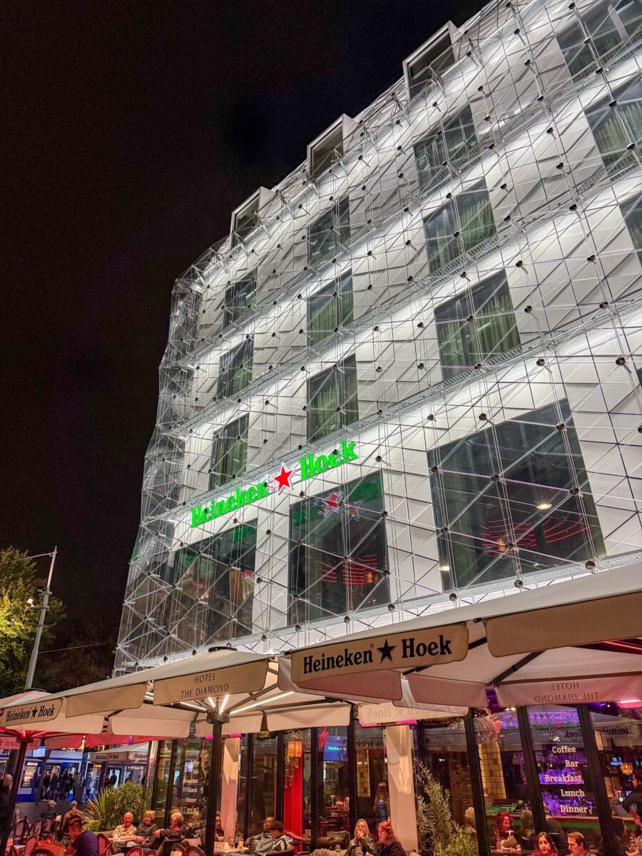 Heineken Hoek aan het Leidseplein in Amsterdam