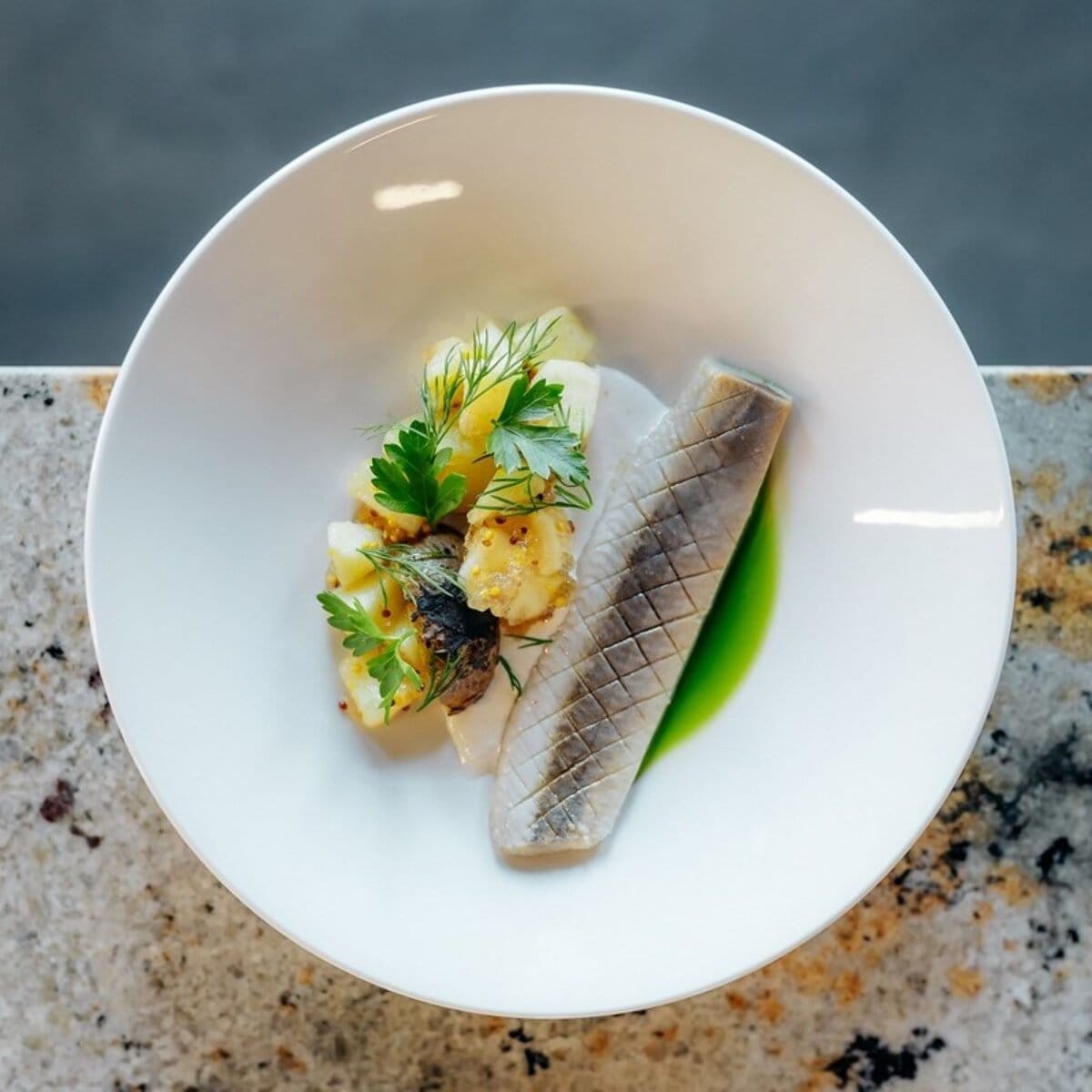 Gerecht met vis van Restaurant IDA