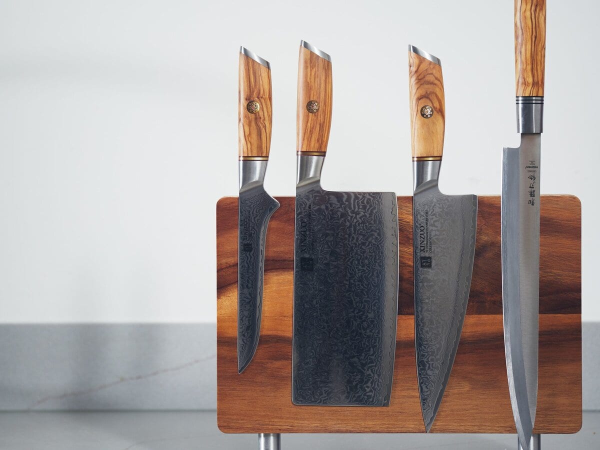 Xinzuo-messen op messenblok