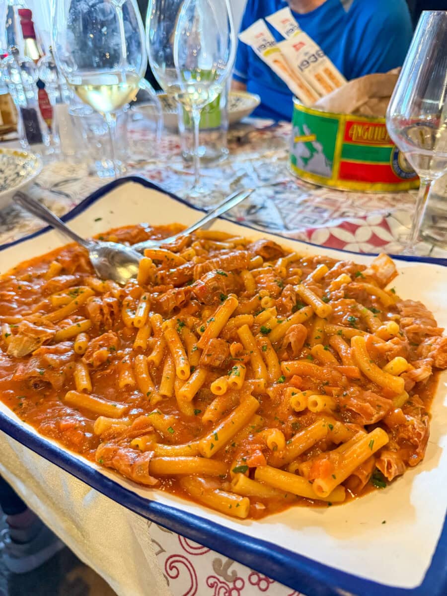 Pasta met langoustines