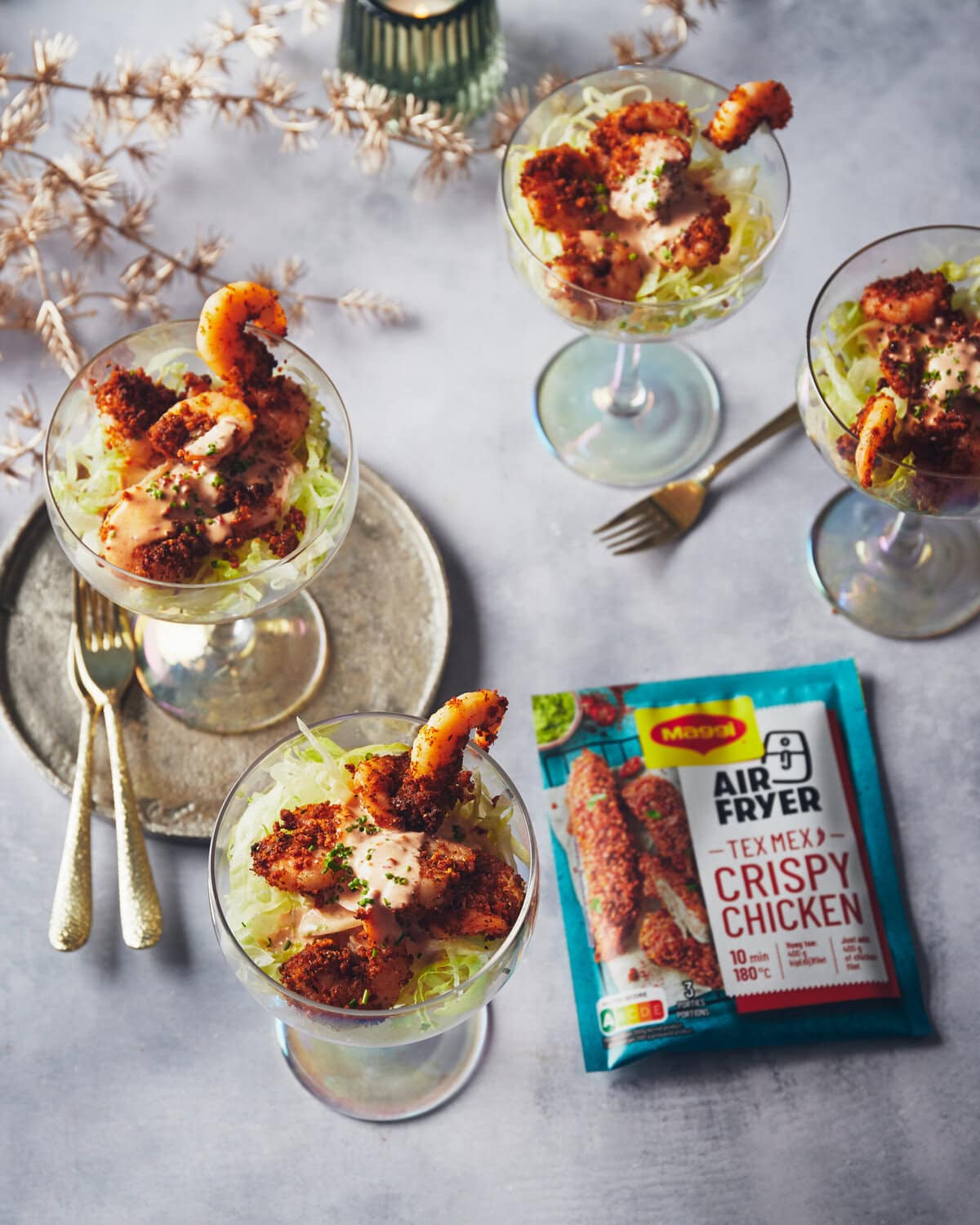 crispy garnalencocktail