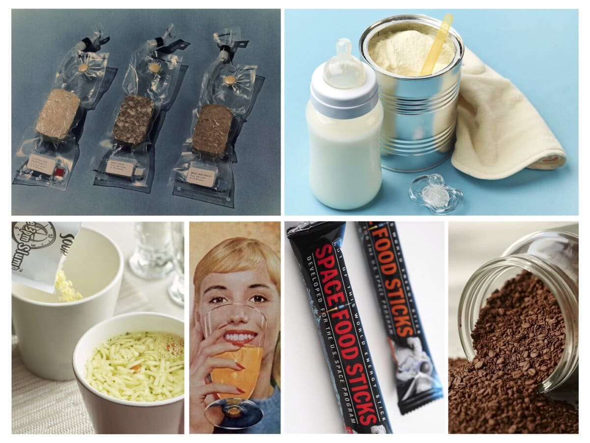 NASA voeding van vroeger