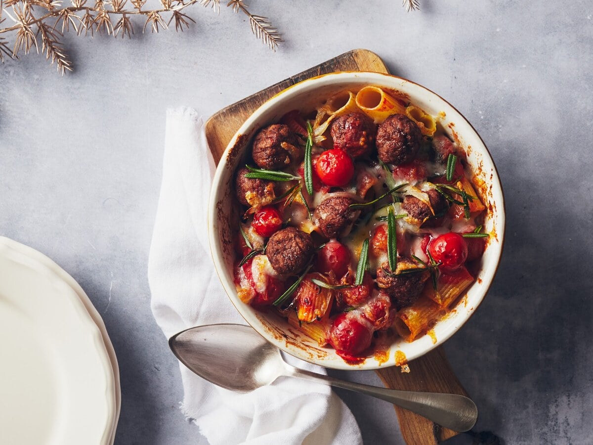 ovenschotel met balletjes