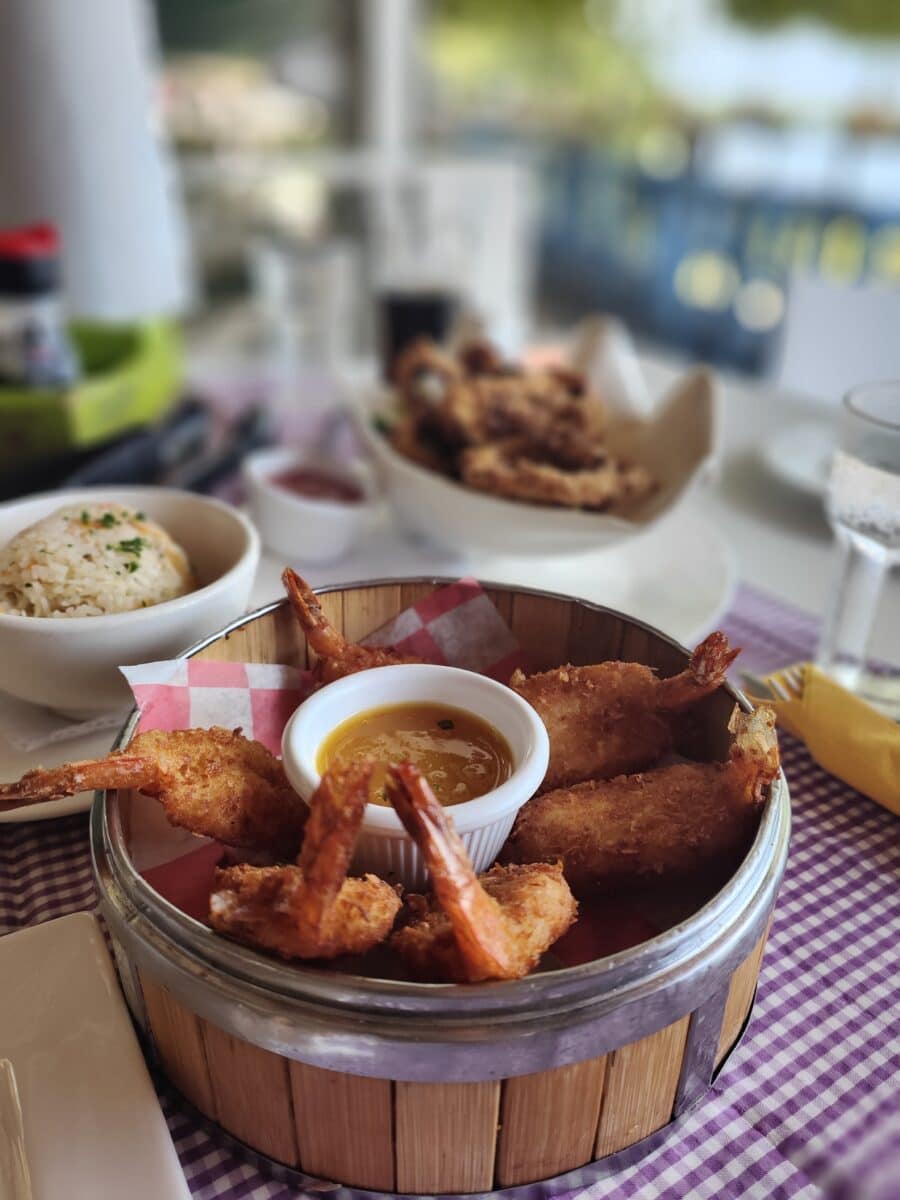 Verse vis bij West Deck op Aruba