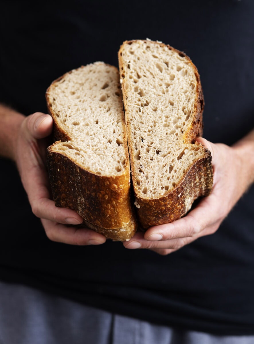 doorgesneden desembrood