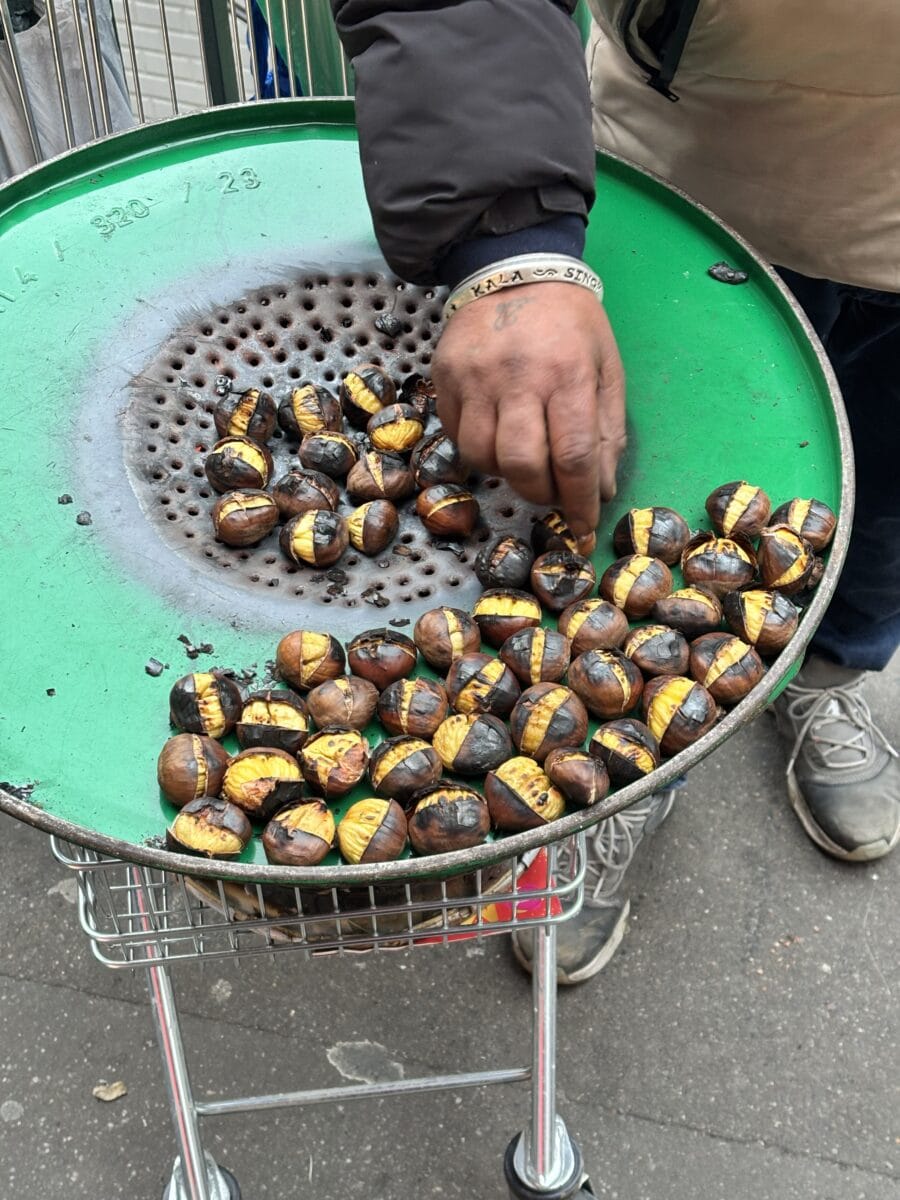 Geroosterde kastanjes Parijs