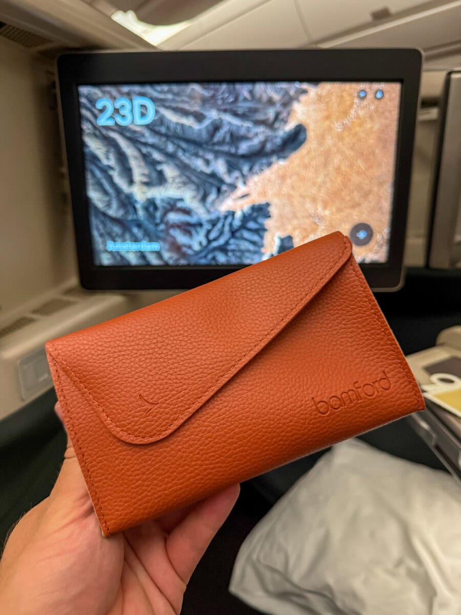 Amenity kit van Cathay Pacific