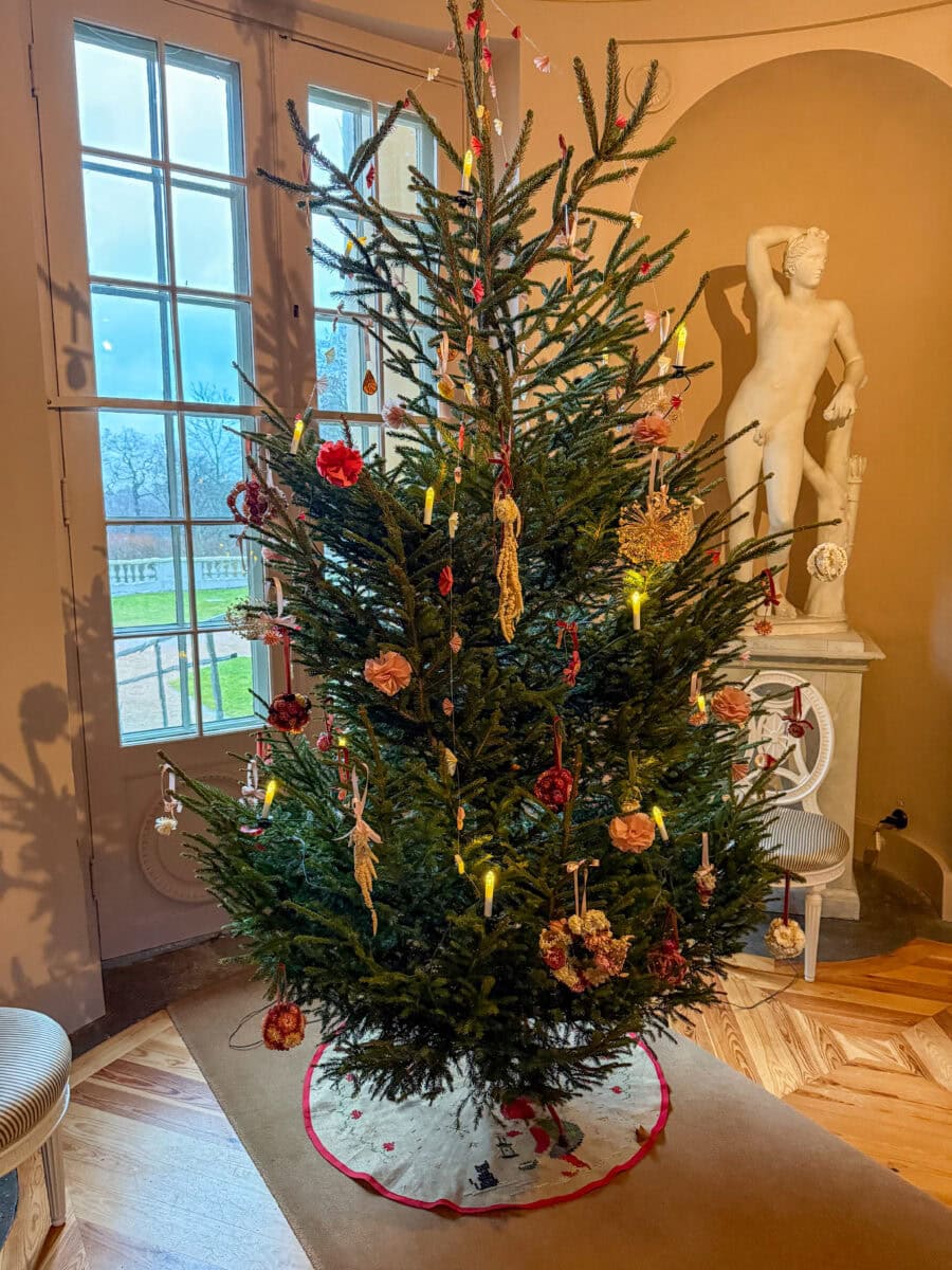 Kerstboom bij Gunneborg Slott