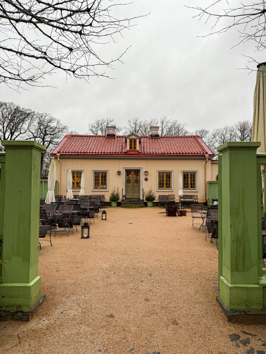 Restaurant van Gunnebo Slott in Zweden