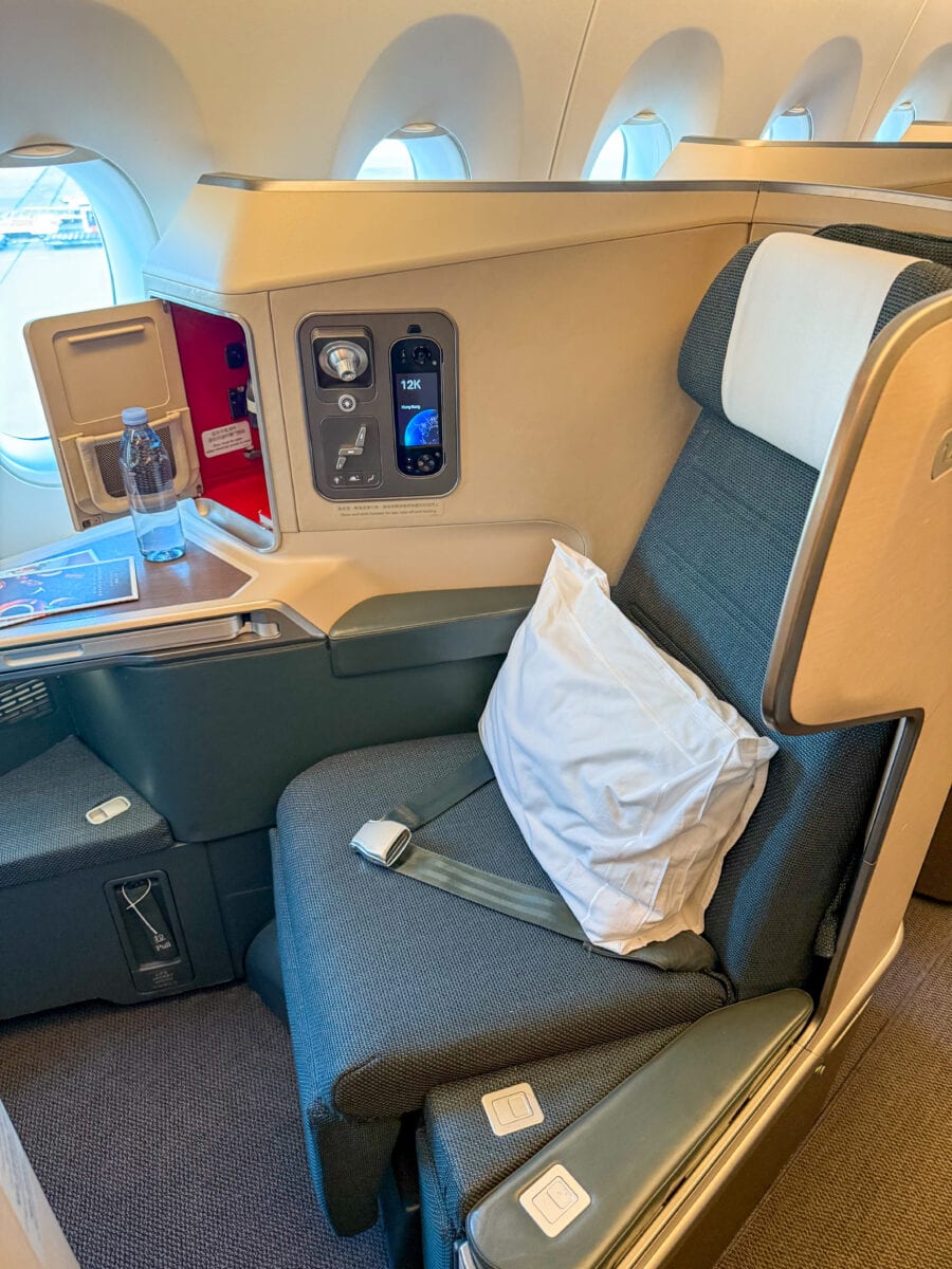 Business class bij Cathay Pacific