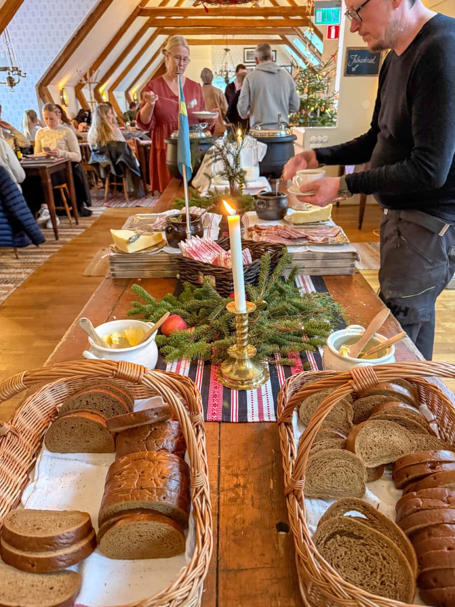 Kerstbrunch bij Nääs Slott in Zweden